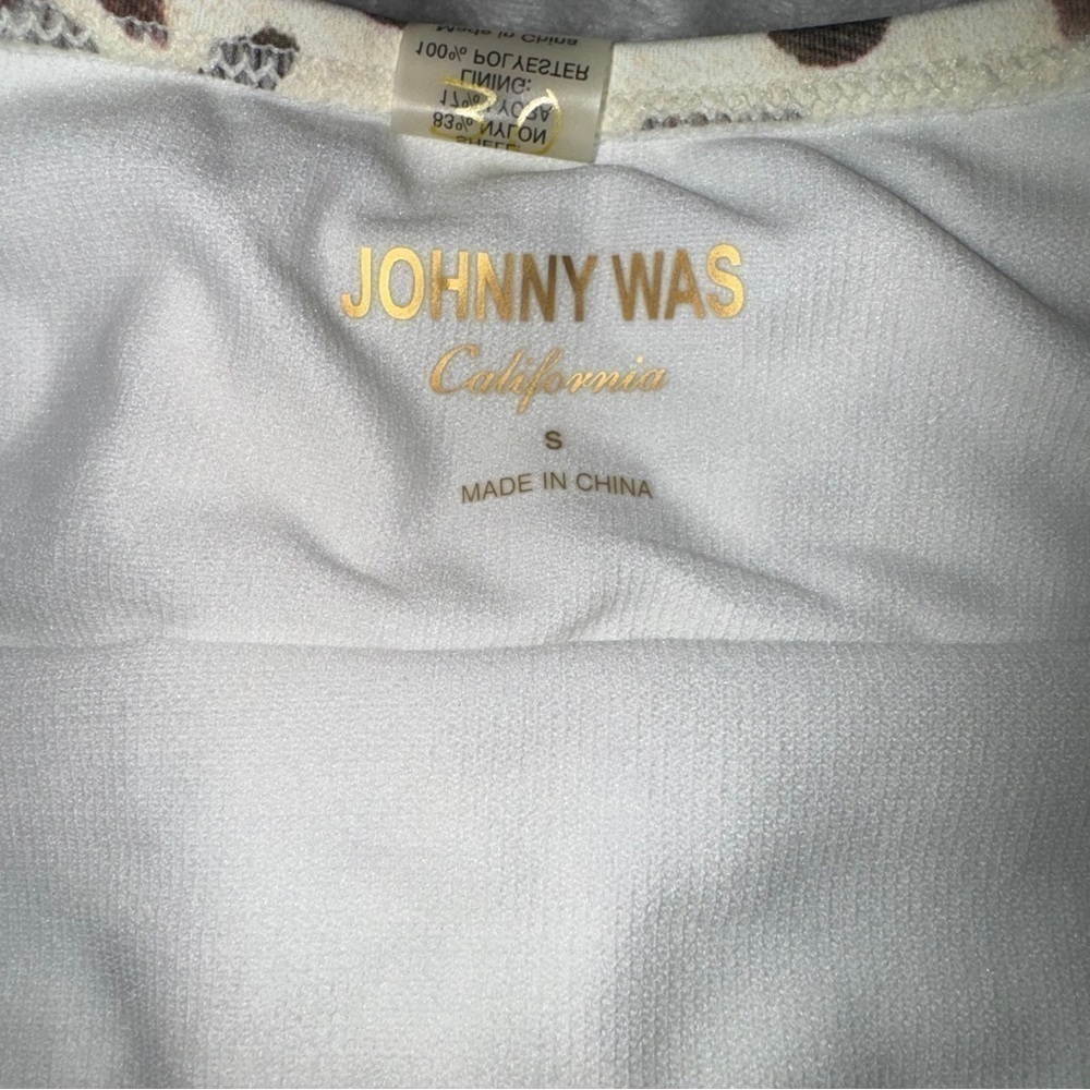 NEW Johnny Was Oksana‎ Leopard High Waist Bikini Bottom  Size Small - Picture 5 of 6